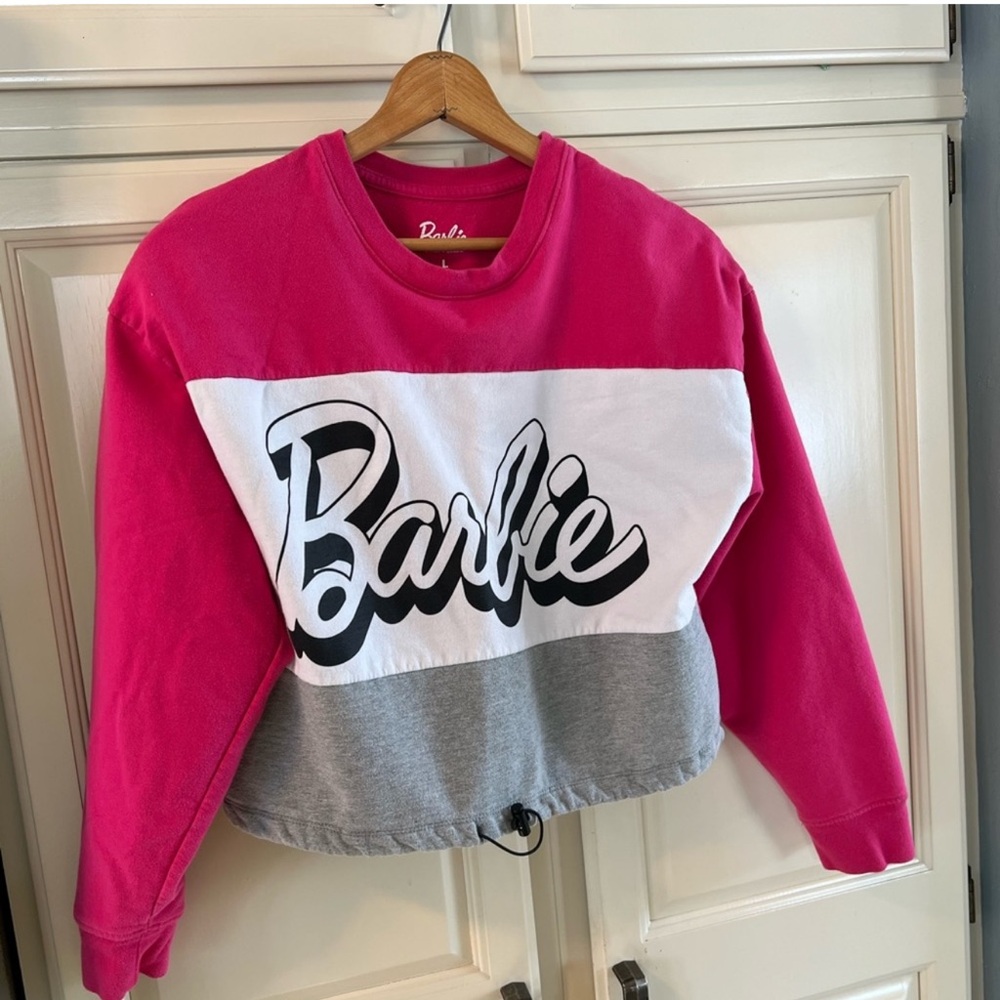 Cropped Barbie Sweatshirt